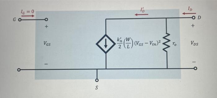Solved An NMOS transistor has the following parameters and | Chegg.com