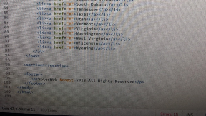 Solved 1L 806 HTML and CSS Tutorial 10 Explo oring Arrays, | Chegg.com