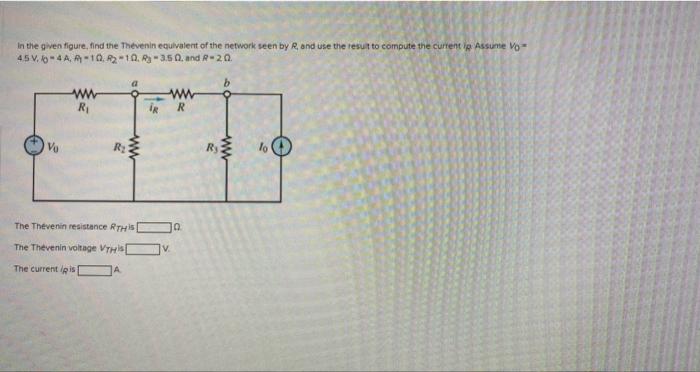 Solved In the given figure, find the Thevenin equivalent of | Chegg.com