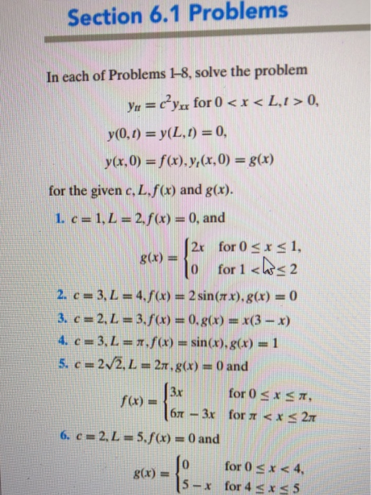 Solved Section 6 1 Problems In Each Of Problems 1 8 Solv Chegg Com