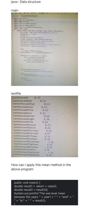 Solved main main textfile How can i apply this mean method | Chegg.com