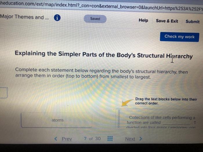 Explaining The Simpler Parts Of The Body's Structural | Chegg.com