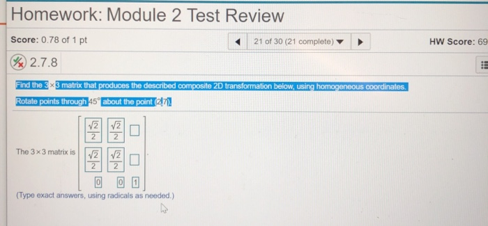 module 2 homework answers