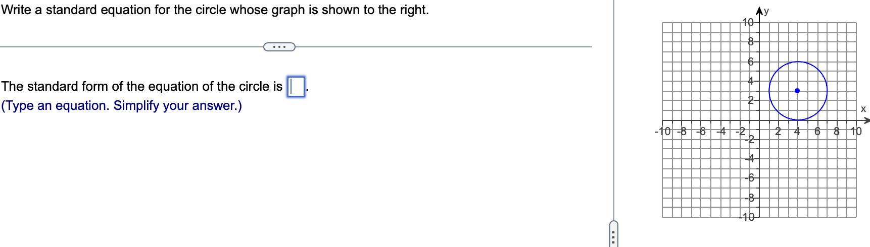Solved write in standard form Write a standard equation for | Chegg.com