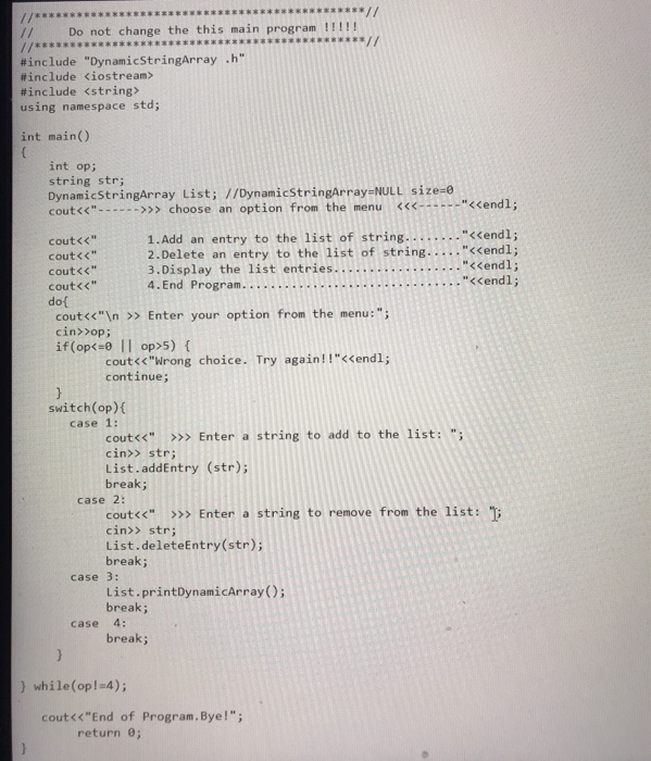 Solved Assignment#6 Project 1 One problem with dynamic | Chegg.com