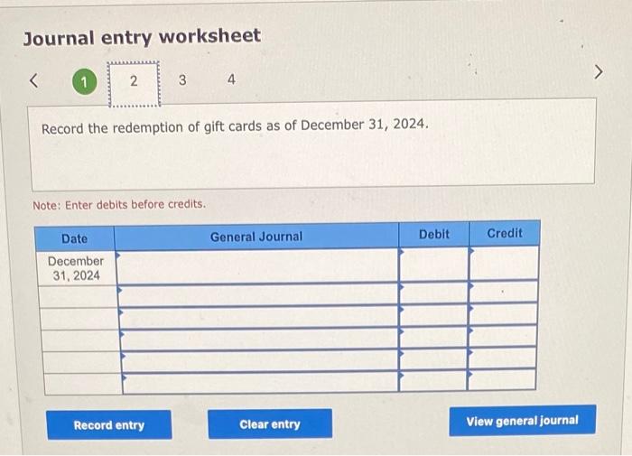 Solved Exercise 811 (Algo) Record gift card transactions
