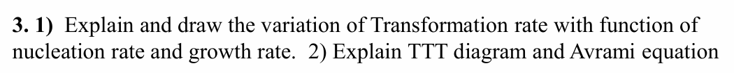 Solved 3. 1) ﻿Explain and draw the variation of | Chegg.com