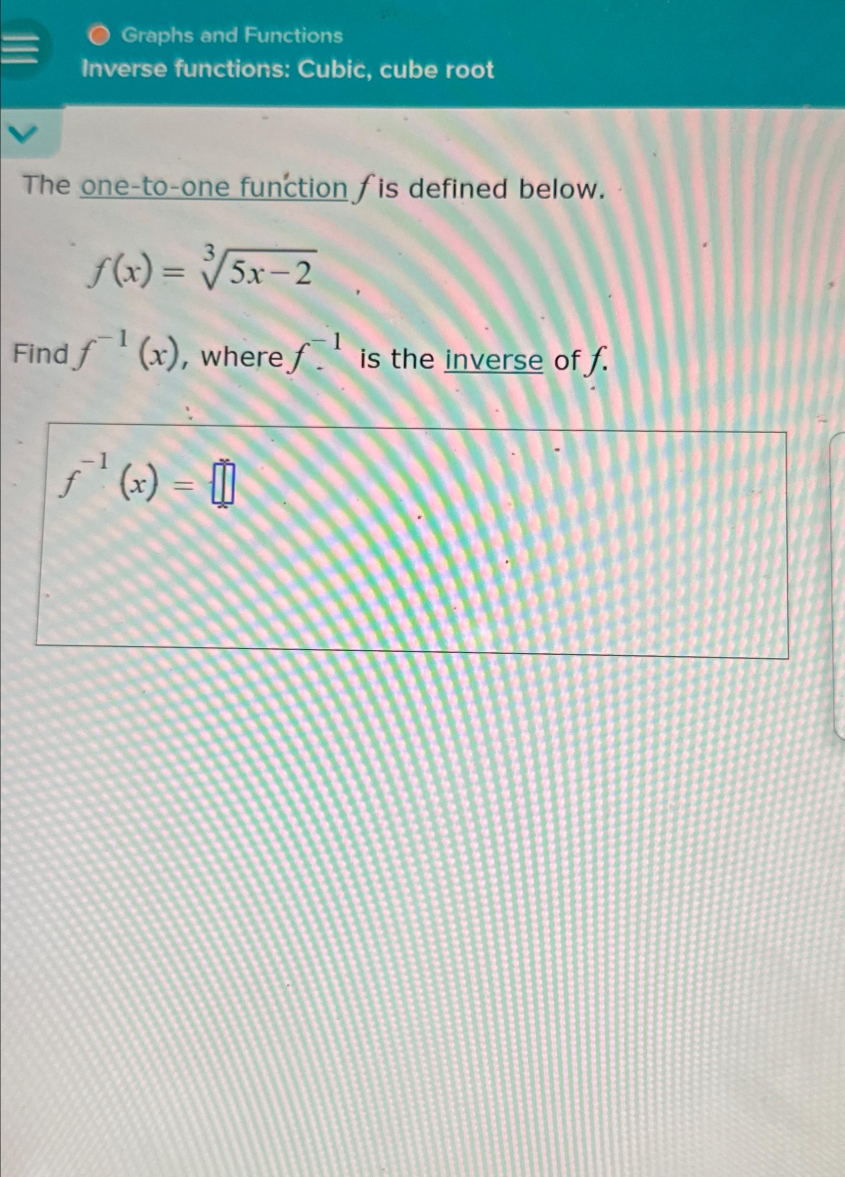 solved-graphs-and-functions-inverse-functions-cubic-cube-chegg