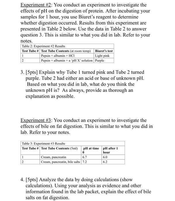 Solved Experiment #2: You conduct an experiment to | Chegg.com