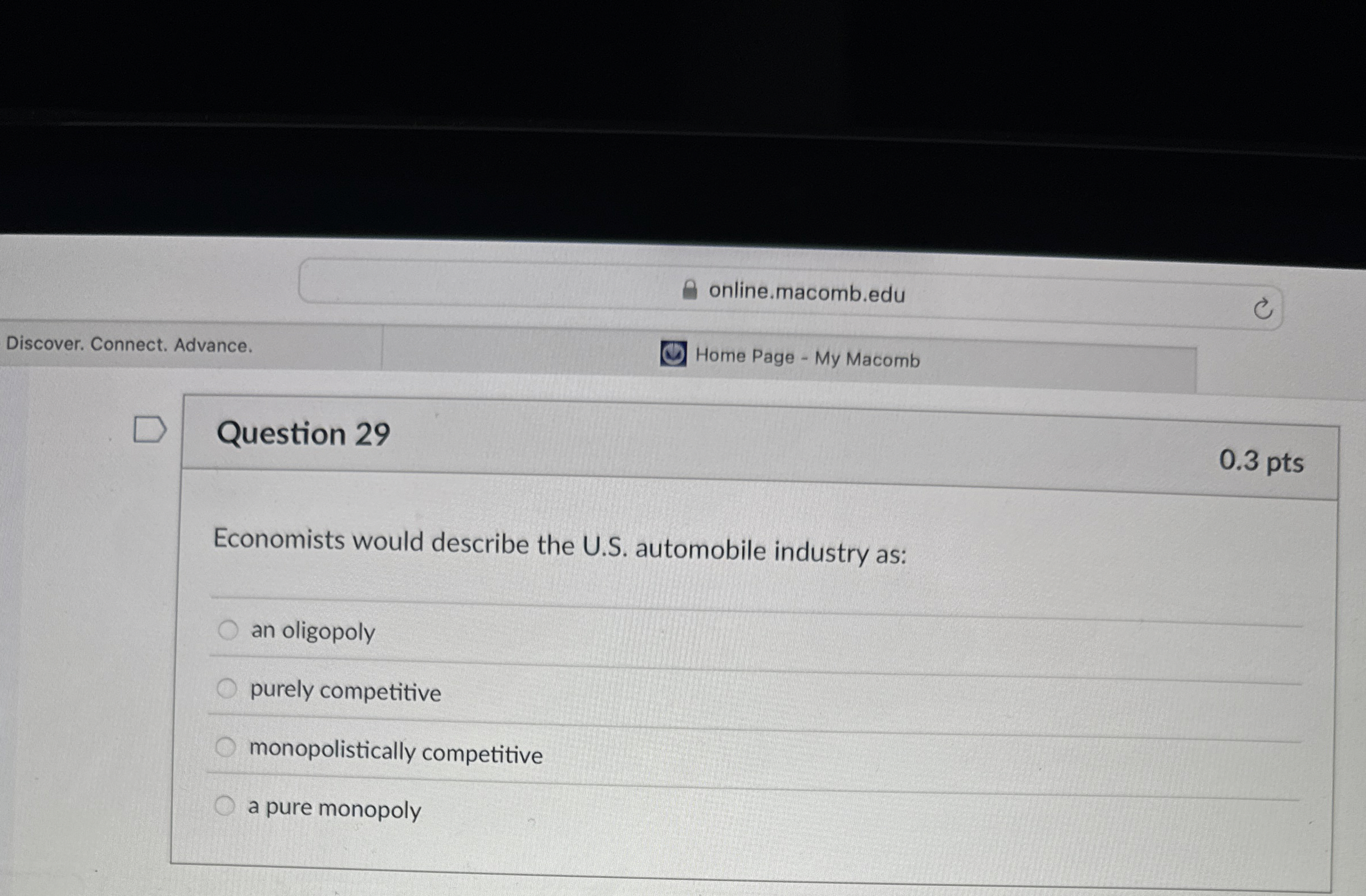 Solved Question 29Economists would describe the U.S.