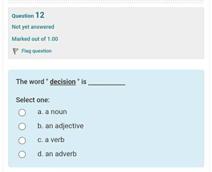 Solved Question 12 Not Yet Answered Marked Out Of 1 00 P Chegg Com