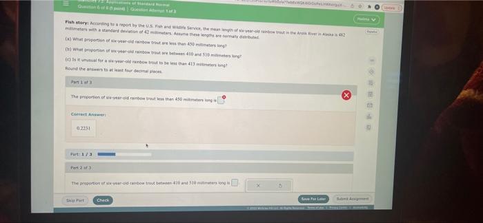 Solved Fish story. According to report by the US and Wine | Chegg.com