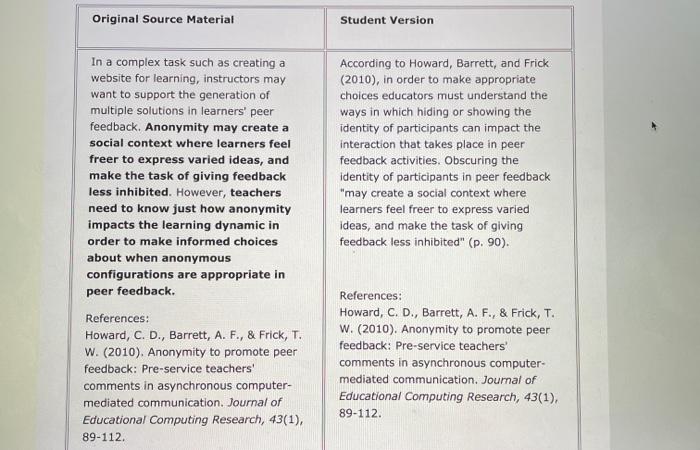 edu/plagiarismTostGR.php Item 1 In the case below