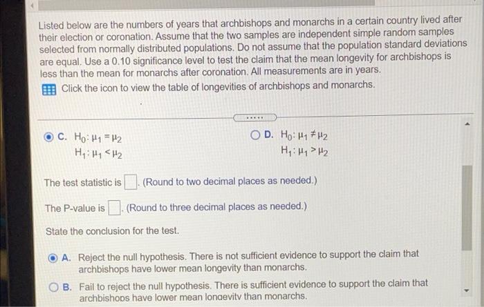 solved-listed-below-are-the-numbers-of-years-that-chegg