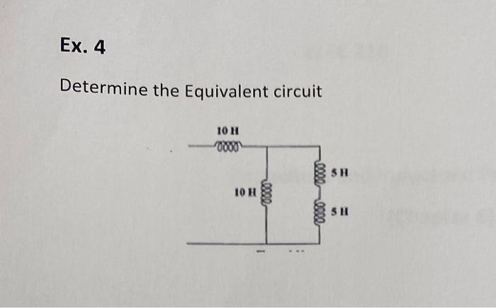 Solved Determine the Equivalent circuit | Chegg.com