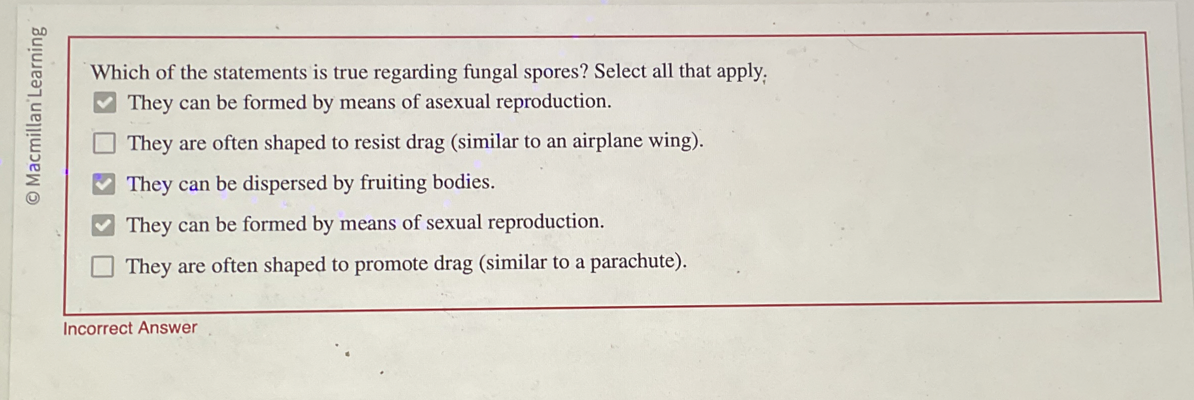 Solved Which of the statements is true regarding fungal