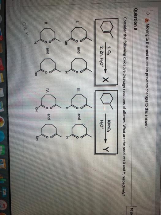 Solved Consider the following oxidative cleavage reactions