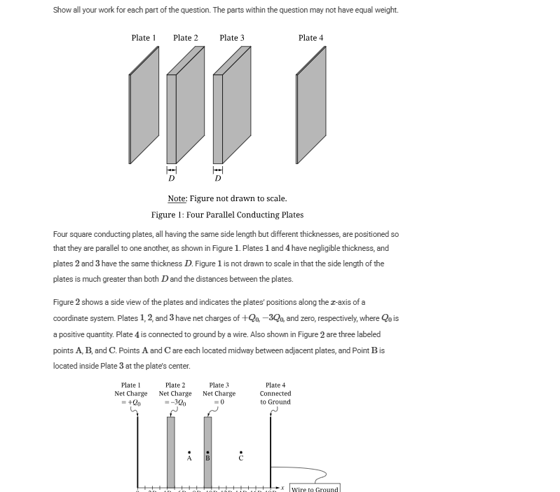 Solved Show all your work for each part of the question. The | Chegg.com