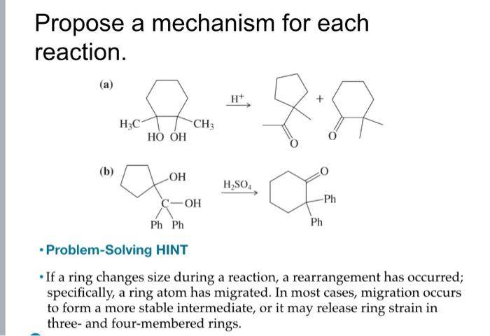 Solved Propose a mechanism for each reaction. - | Chegg.com