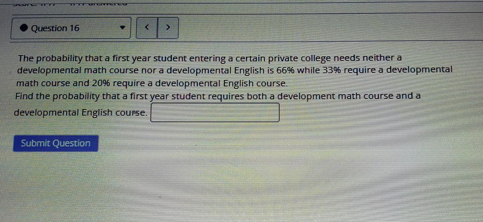 Solved The probability that a first year student entering a | Chegg.com