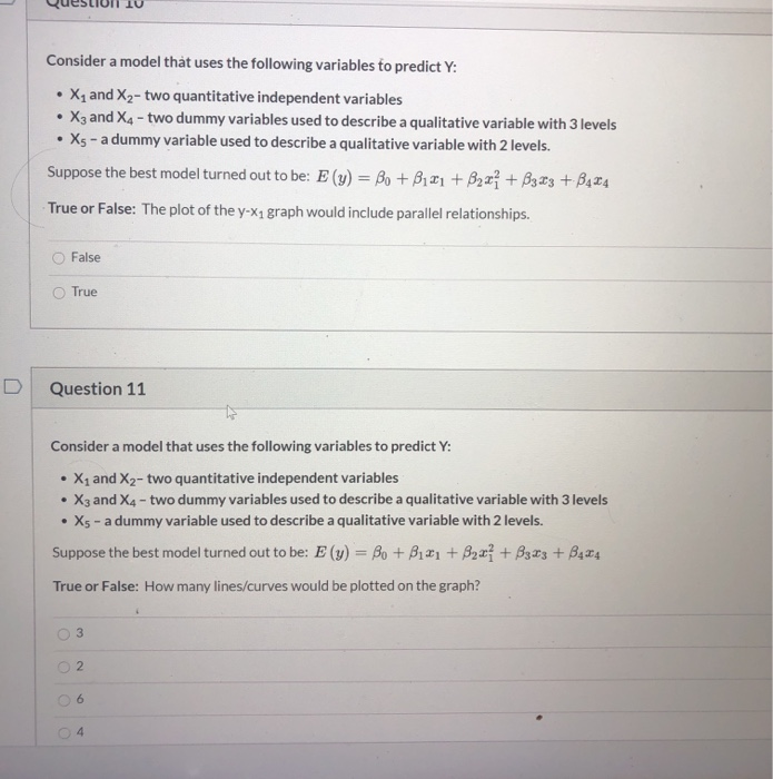 Solved Consider a model that uses the following variables to | Chegg.com