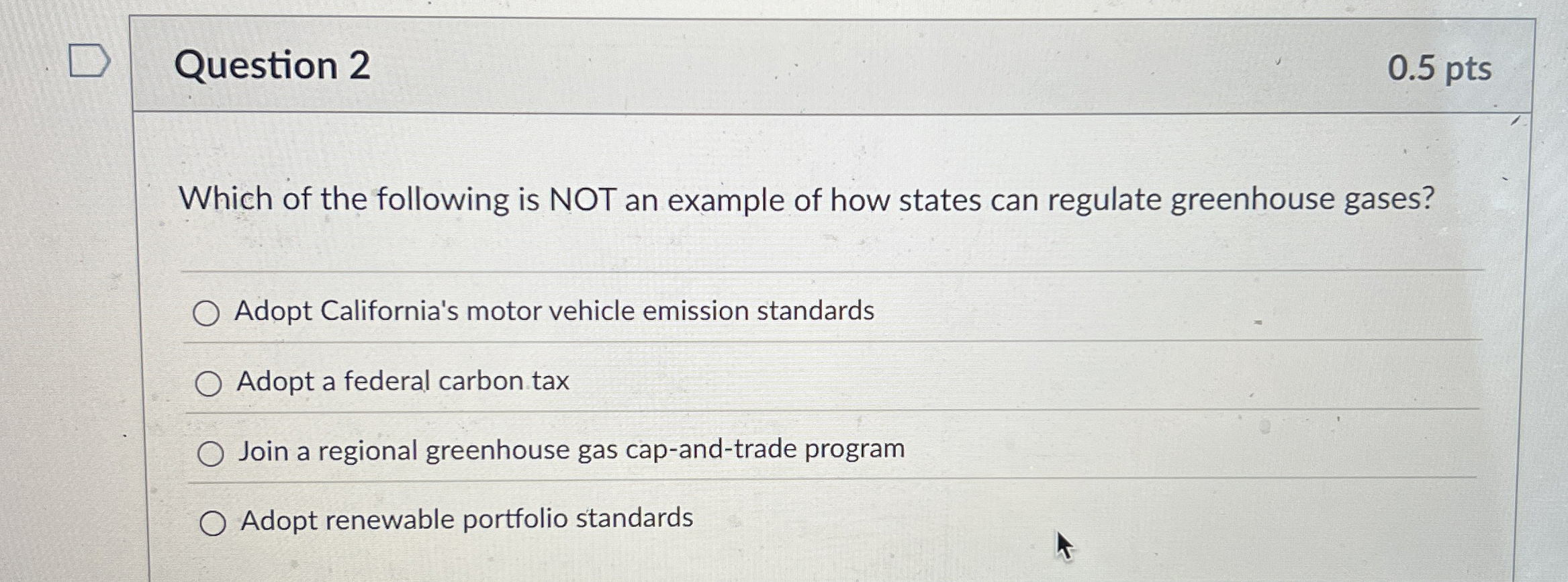 Solved Question 20.5 ﻿ptsWhich of the following is NOT an | Chegg.com