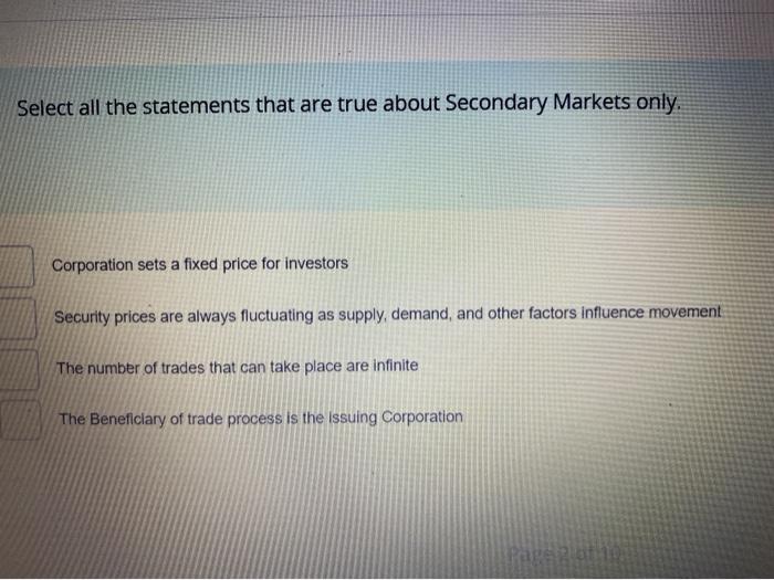 Solved Select all the statements that are true about | Chegg.com