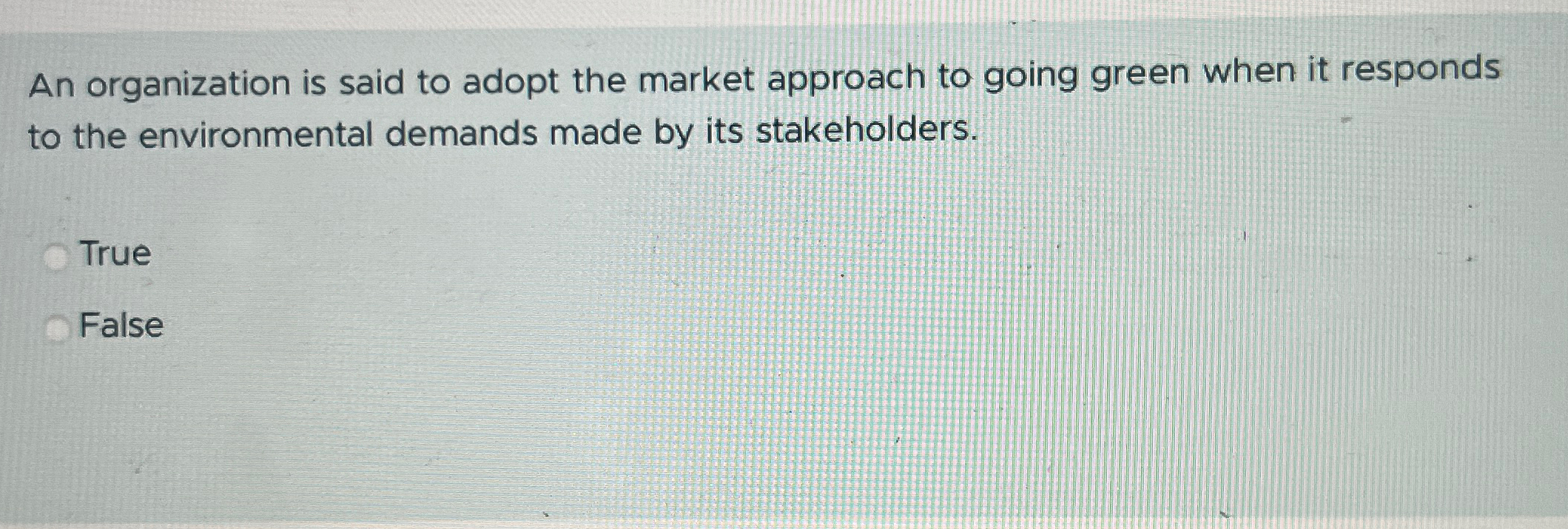 Solved An organization is said to adopt the market approach | Chegg.com