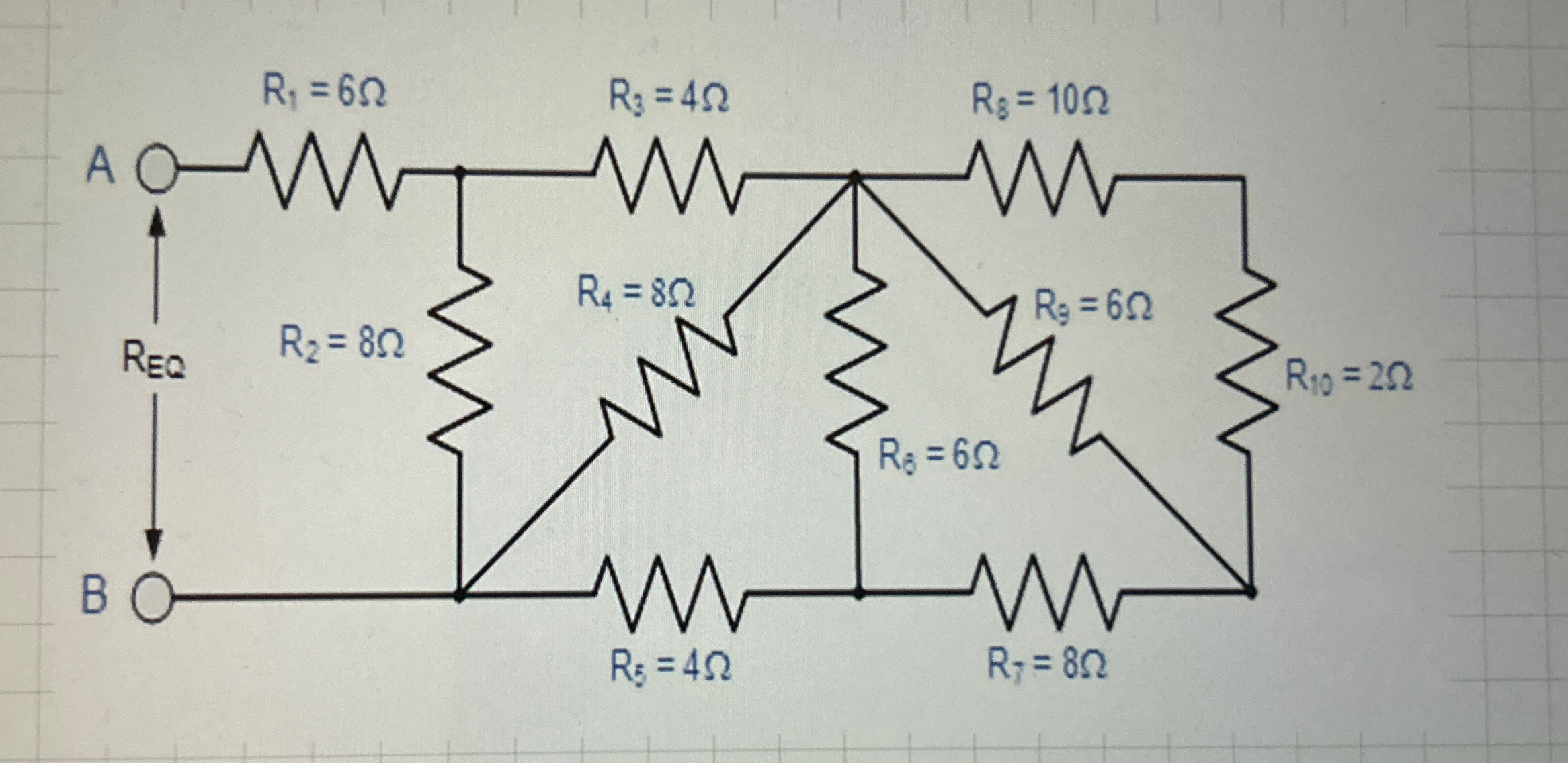 Solved Find Req and draw the steps please | Chegg.com