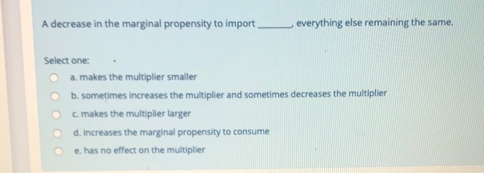 solved all else the same, a will decrease the required... Solved everything else remaining the same. A decrease in the | Chegg.com