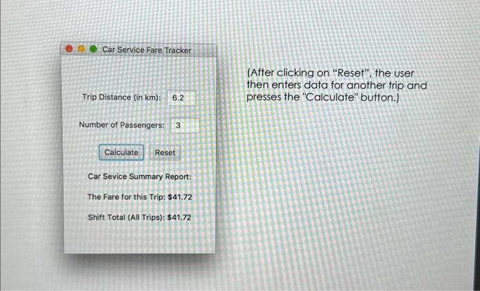 Solved Write a program to create a graphical user interface | Chegg.com
