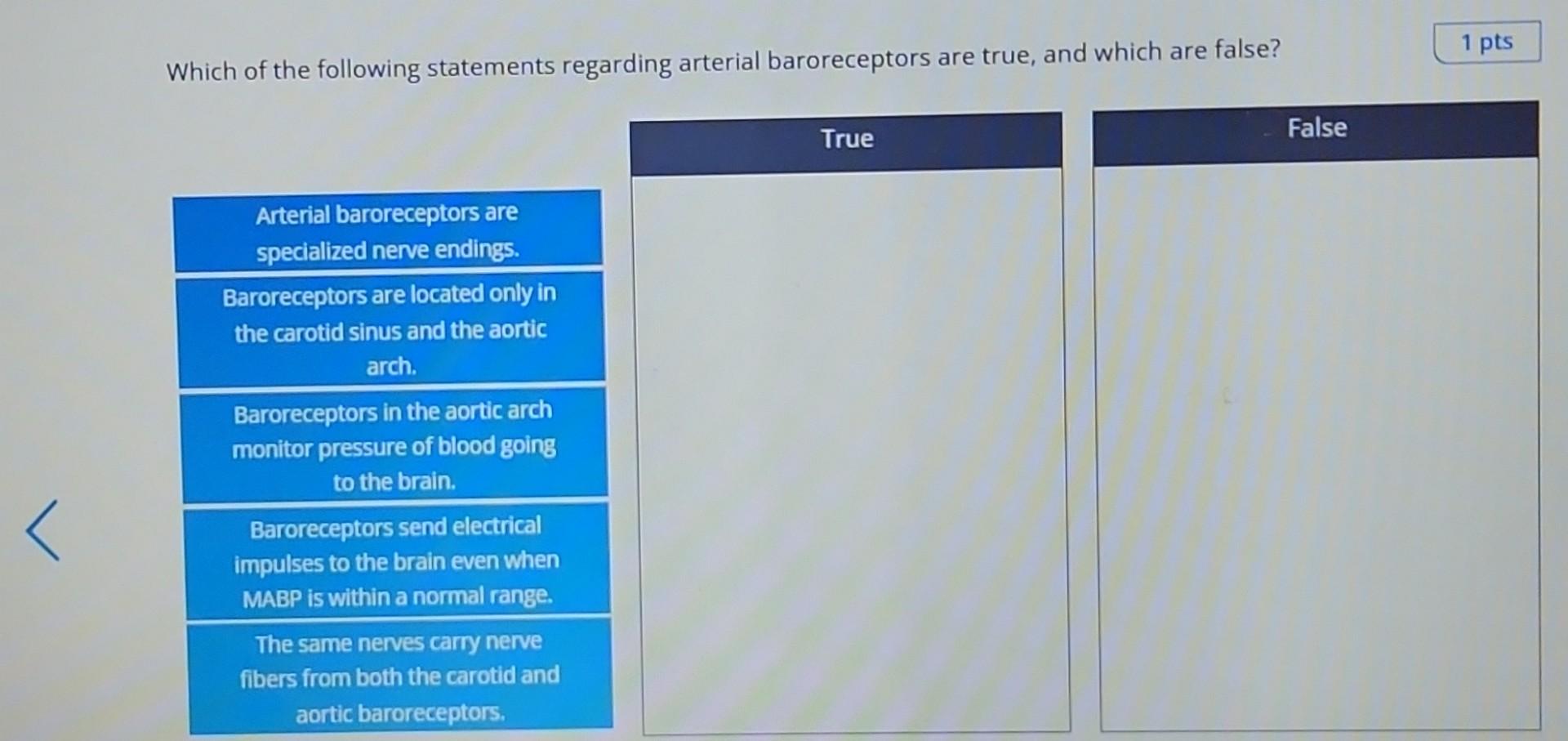Solved Which of the following statements regarding arterial