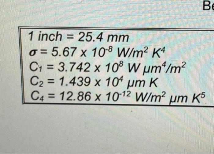 Solved Q4 Calculate the rate of thermal radiation hest | Chegg.com