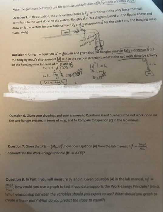 Solved Note The Questions Below Still Use The Formula An Chegg Com