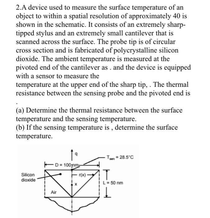 Surface temperature probe ➔qualified design for specific use