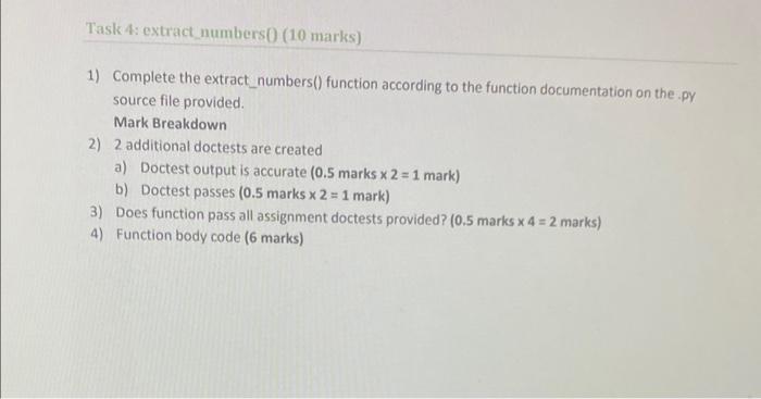 Solved working with function, use the py source file | Chegg.com