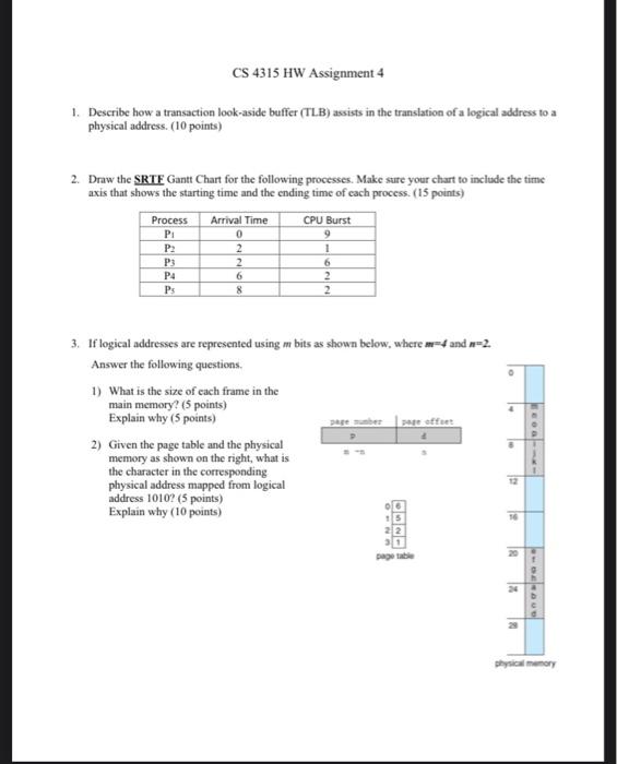 [Solved]: CS 4315 HW Assignment 4 1. Describe How A Transac