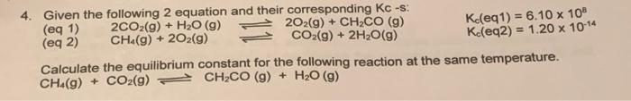 Solved 4. Given the following 2 equation and their | Chegg.com