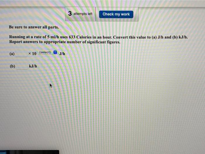 Solved 3 attempts left Check my work Be sure to answer all | Chegg.com