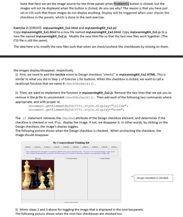 Solved Part II. More on JS. Based on the experience with | Chegg.com