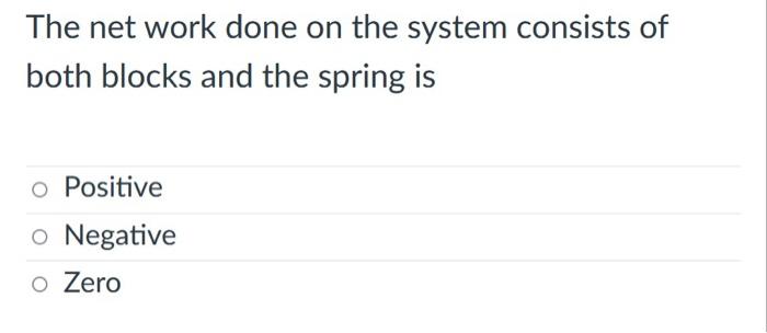 Solved Experiment 1: Two Blocks and Spring Problem In this | Chegg.com