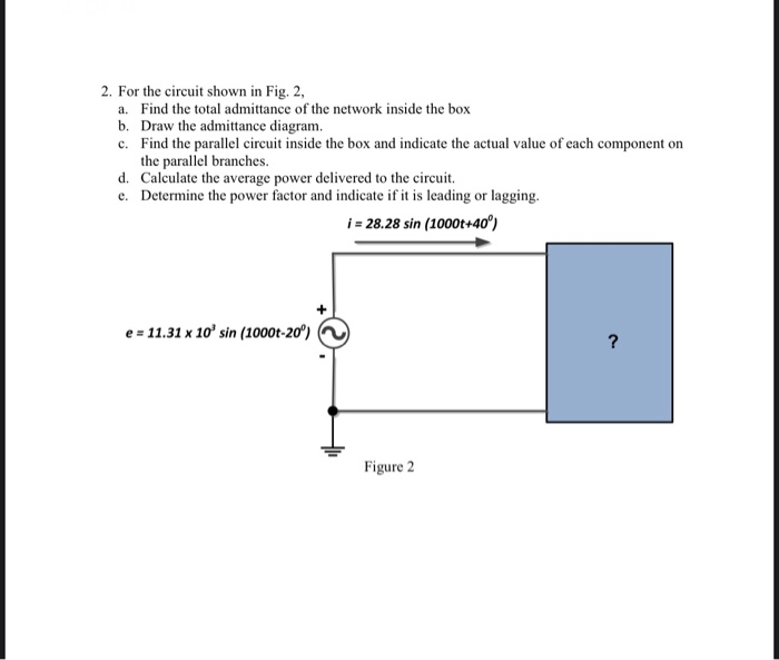 Solved 1. For the circuit in Fig. 1, a. Determine the total | Chegg.com
