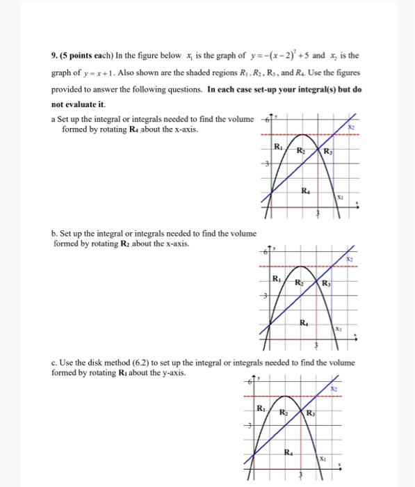 Solved 9. (5 points each) In the figure below x; is the | Chegg.com