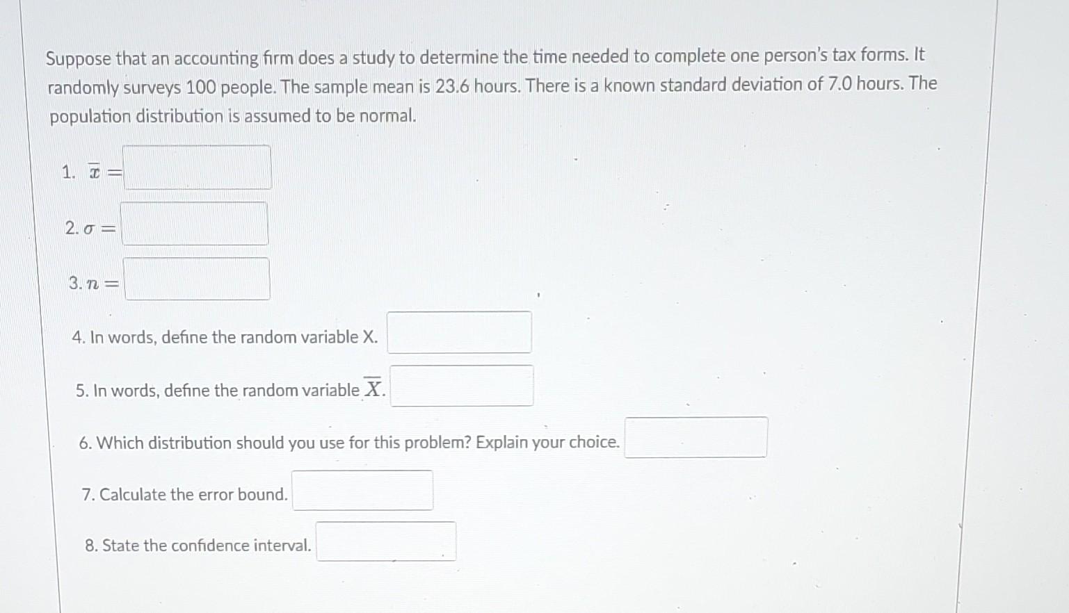 Solved Suppose that an accounting firm does a study to | Chegg.com