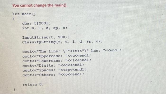 Solved Write the following functions: Function 1: 1) Name: | Chegg.com