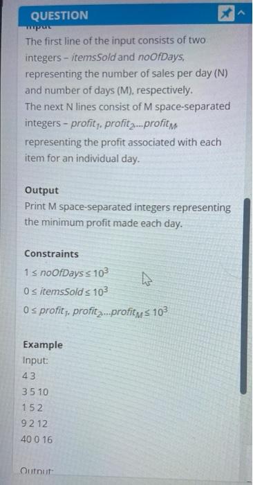 Solved QUESTION The current selected programming language is | Chegg.com