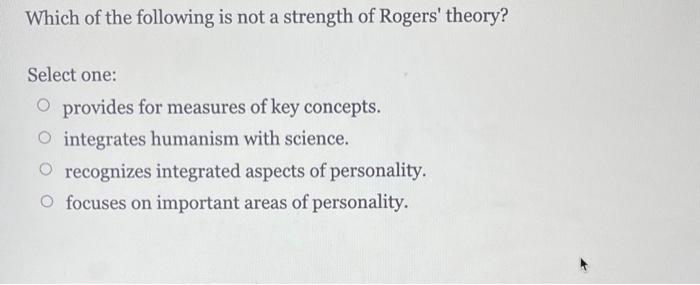 which of these is rogers thesis