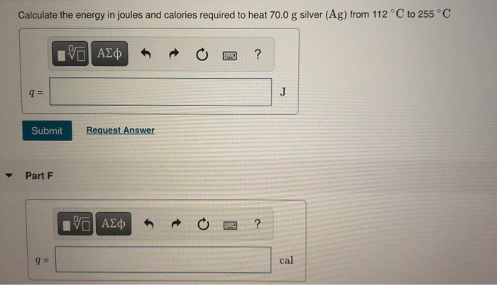 Solved Calculate the energy in joules and calories required | Chegg.com