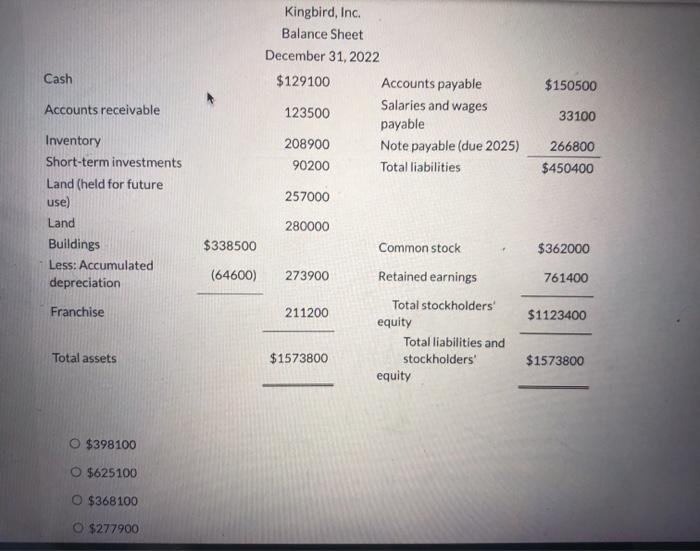 Solved Use the following data to determine the total amount