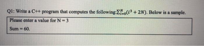 Solved Q1: Write A Program That Computes The | Chegg.com